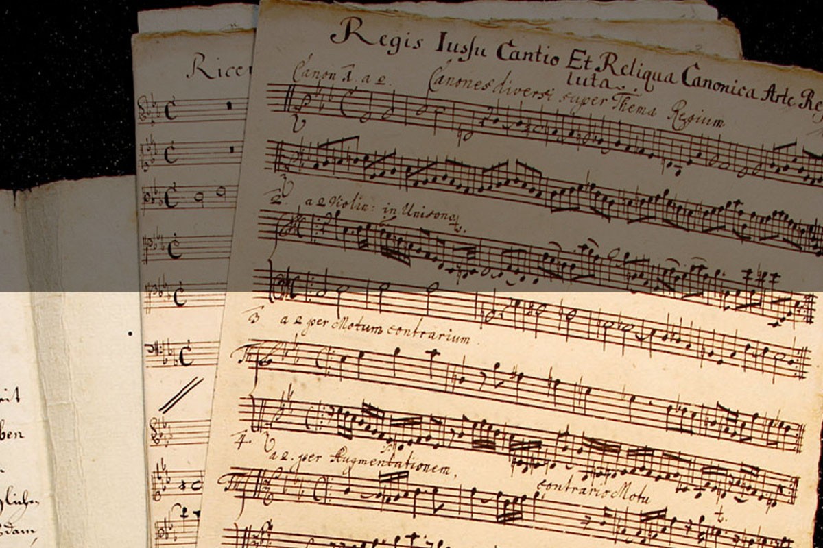 Das Musikalische Opfer schrieb Bach im Anschluss an einen Besuch bei Friedrich II. in Potsdam im Frühjahr 1747. 
